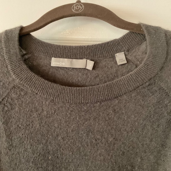 Vince crewneck 100% cashmere grey sweater, xs - Picture 3 of 4